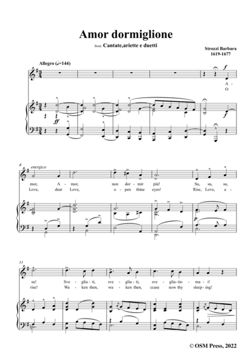 Strozzi-Amor dormiglione,from Cantate,ariette e duetti,in G Major