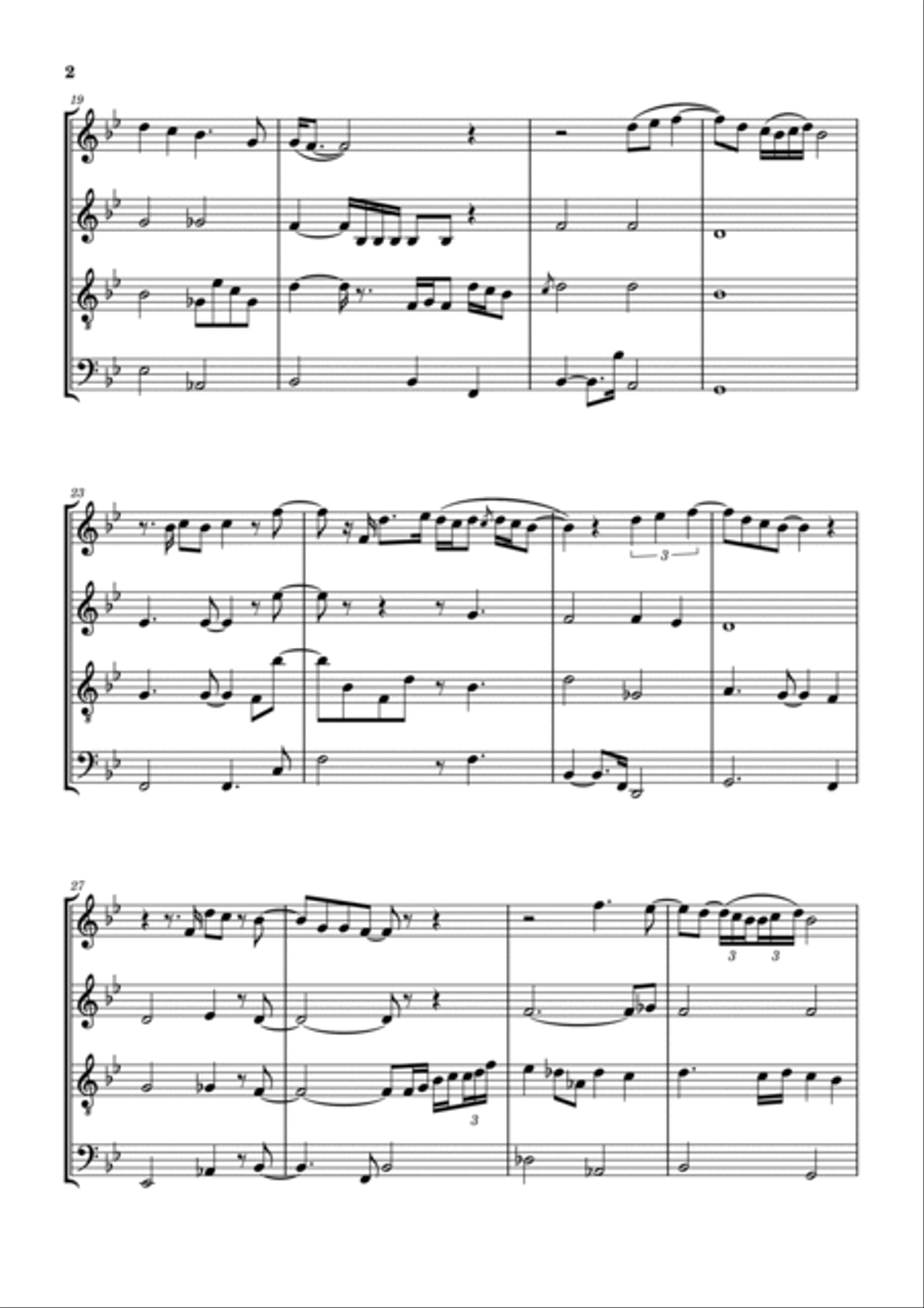 Lonesome Susie Woodwind Quartet scores gallery preview page 3