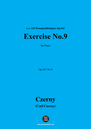 Book cover for C. Czerny-Exercise No.9,Op.261 No.9