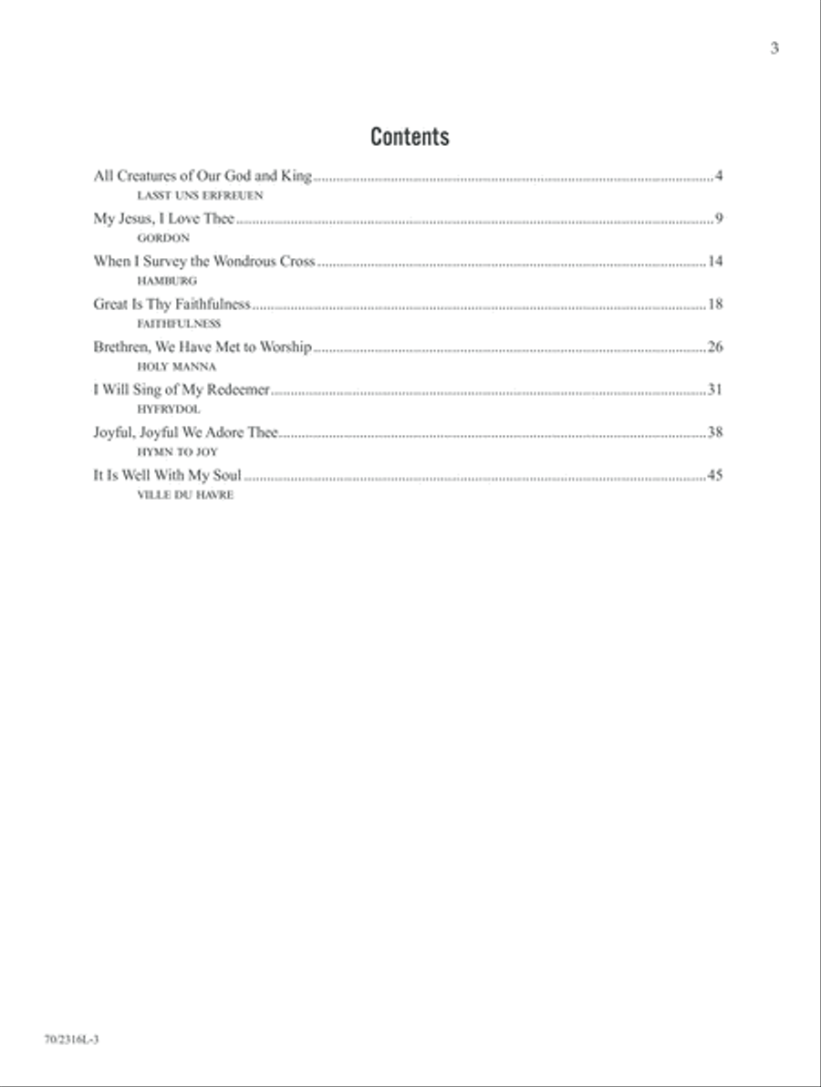 Hymn Keys for Student and Teacher Piano Method scores gallery preview page 3
