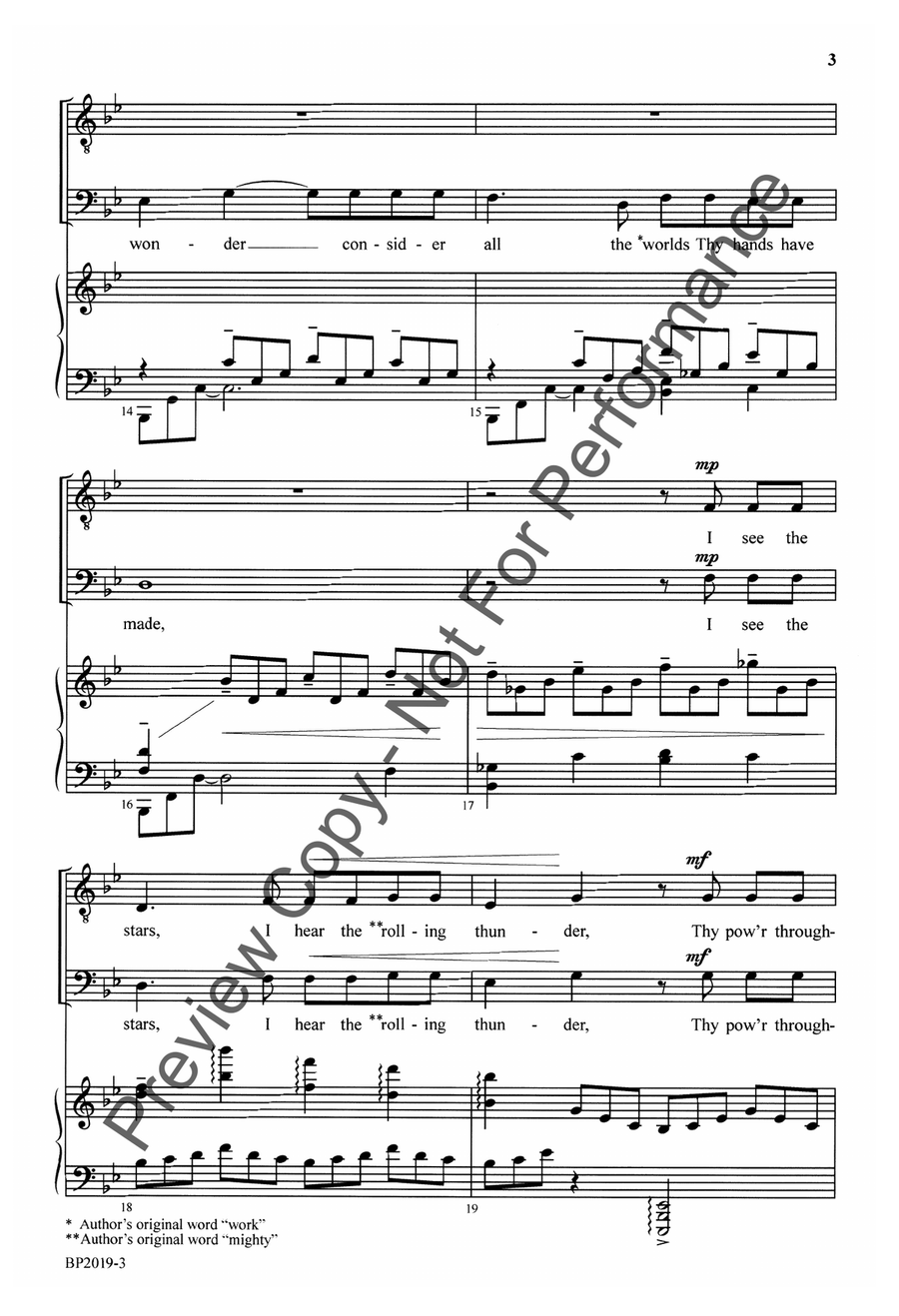 How Great Thou Art - TTBB TTBB scores gallery preview page 4