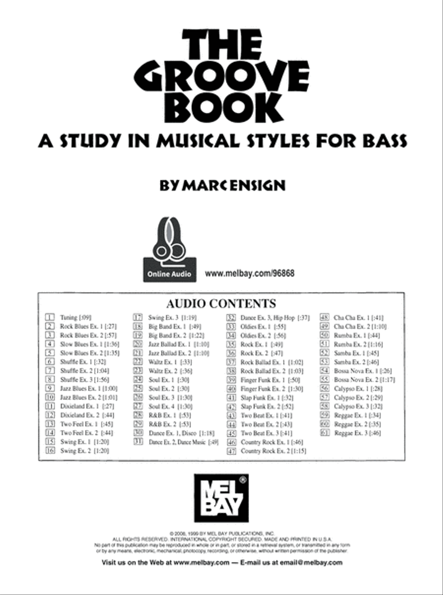 The Groove Book Bass Guitar scores gallery preview page 7