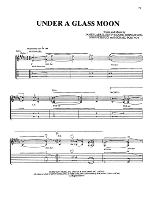 Book cover for Under A Glass Moon