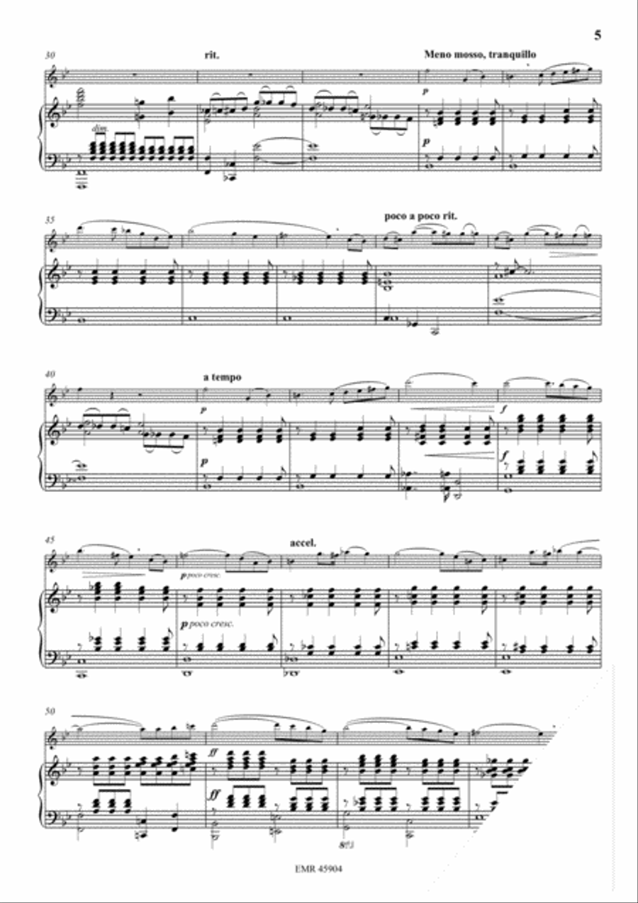 Poeme Flute Solo scores gallery preview page 6