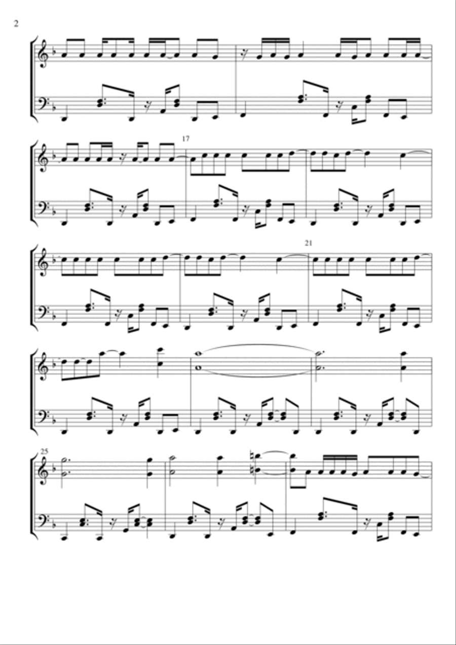 Scar Tissue Scar Tissue Piano Solo scores gallery preview page 2