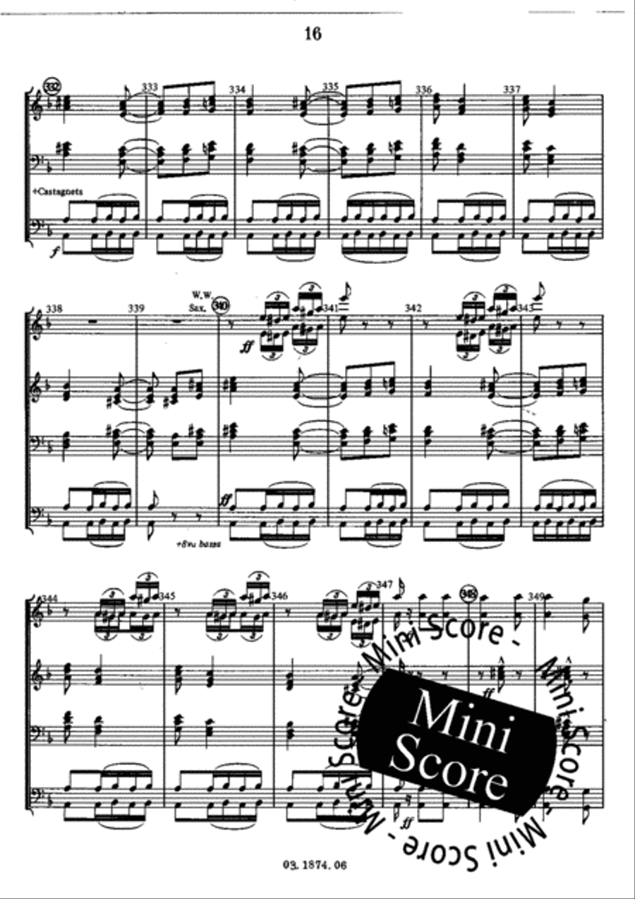 Tapas de Cocina Concert Band scores gallery preview page 20