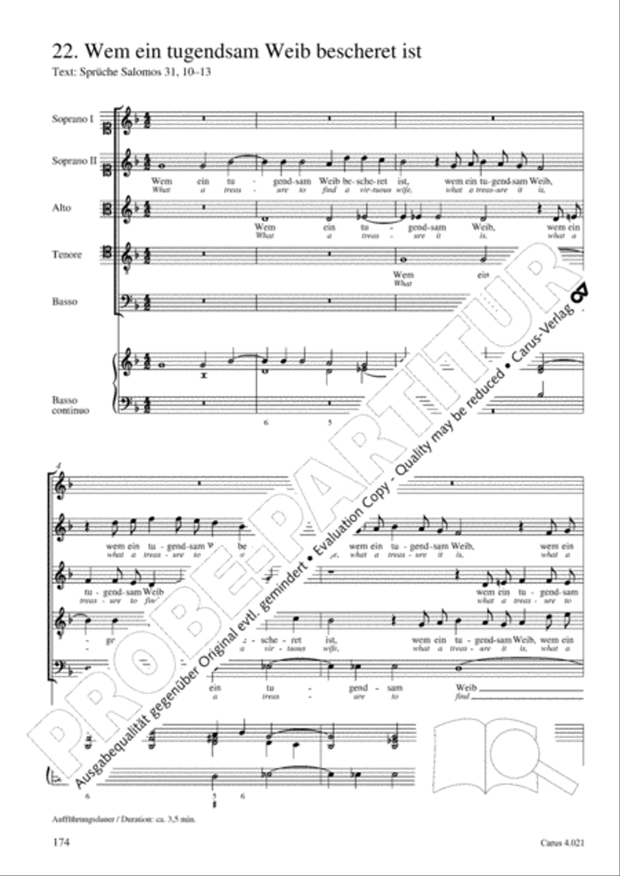 Schein: Israelsbrunnlein. Fontana d'Israel. Complete edition Choir scores gallery preview page 181
