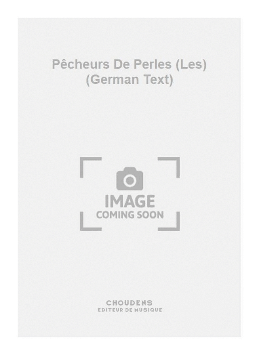 Pêcheurs De Perles (Les) (German Text) Voice Solo scores gallery preview page 1
