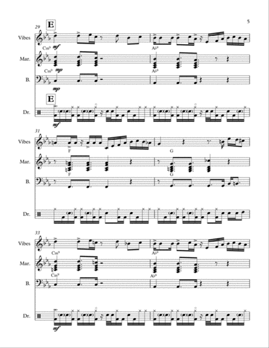 The Human Event Jazz Ensemble scores gallery preview page 5