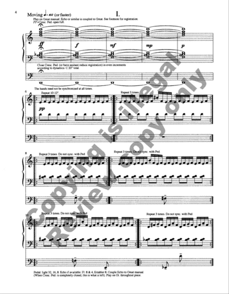 Four Biblical Settings Four Biblical Settings Organ scores gallery preview page 3