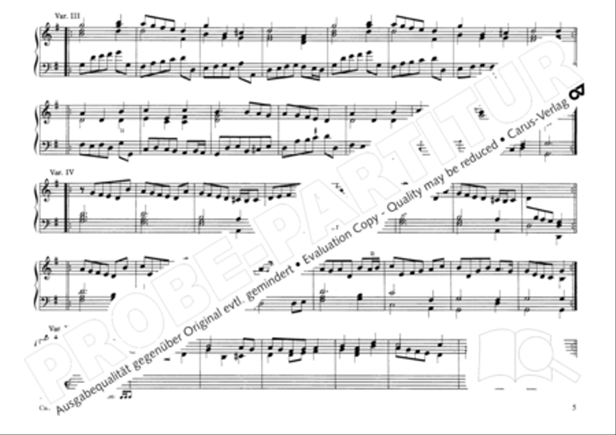 Estendorffer: Orgelwerke II (Organ Works II) Organ Solo scores gallery preview page 8