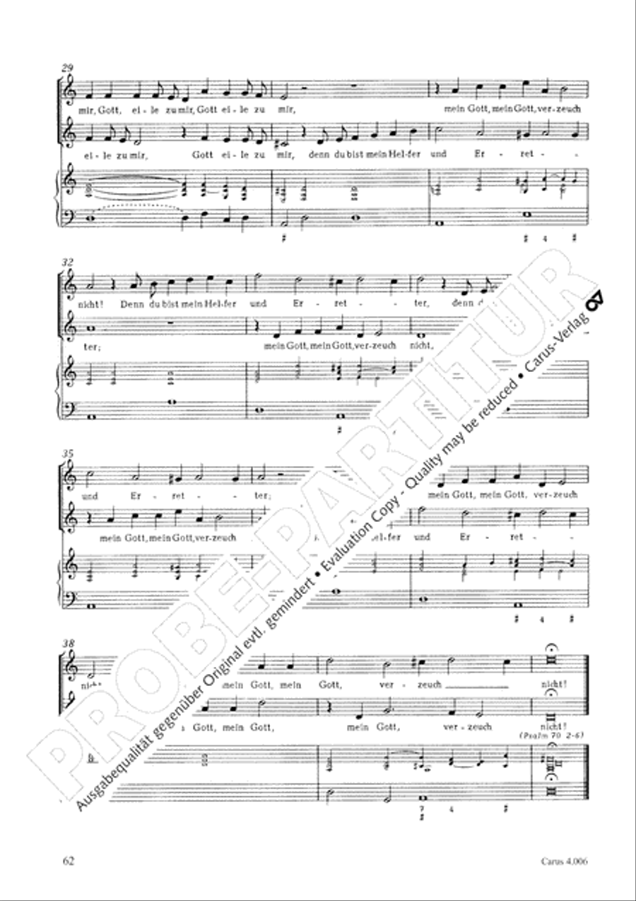 Ten motets Choir scores gallery preview page 64