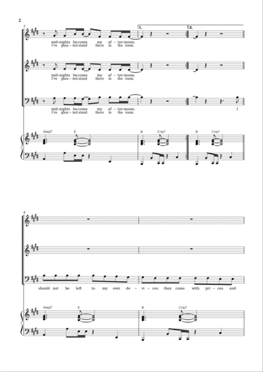 Anti-hero 3-Part scores gallery preview page 2