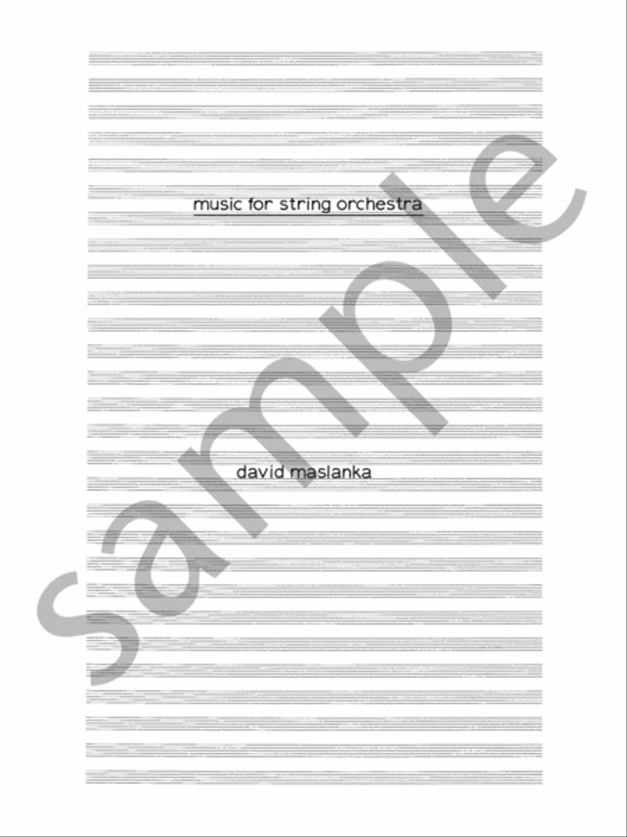 Music For String Orchestra String Orchestra scores gallery preview page 2