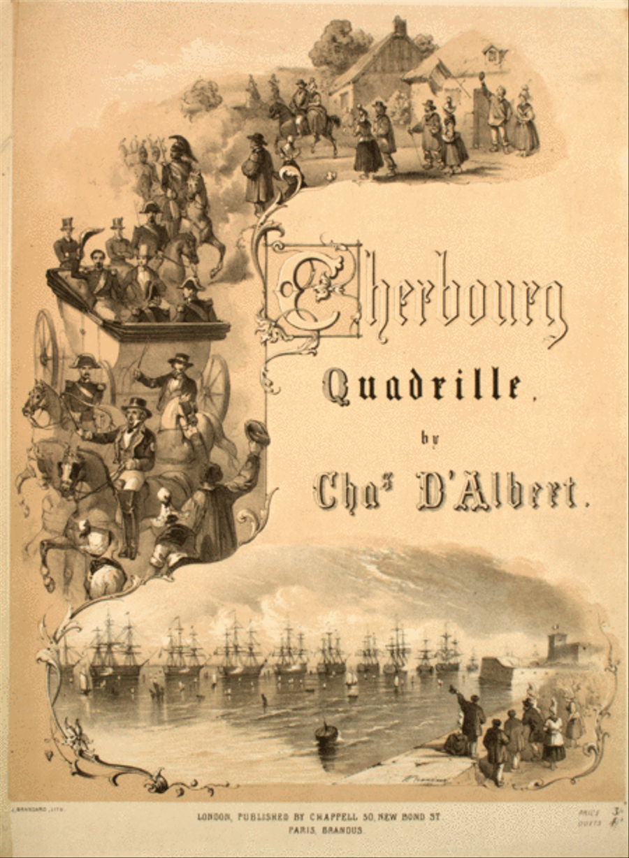 Cherbourg Quadrille Piano Duet scores gallery preview page 1