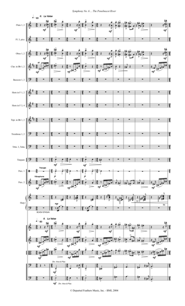 Symphony No. 6 ... The Penopscot River (2004) 2nd movement, la valse