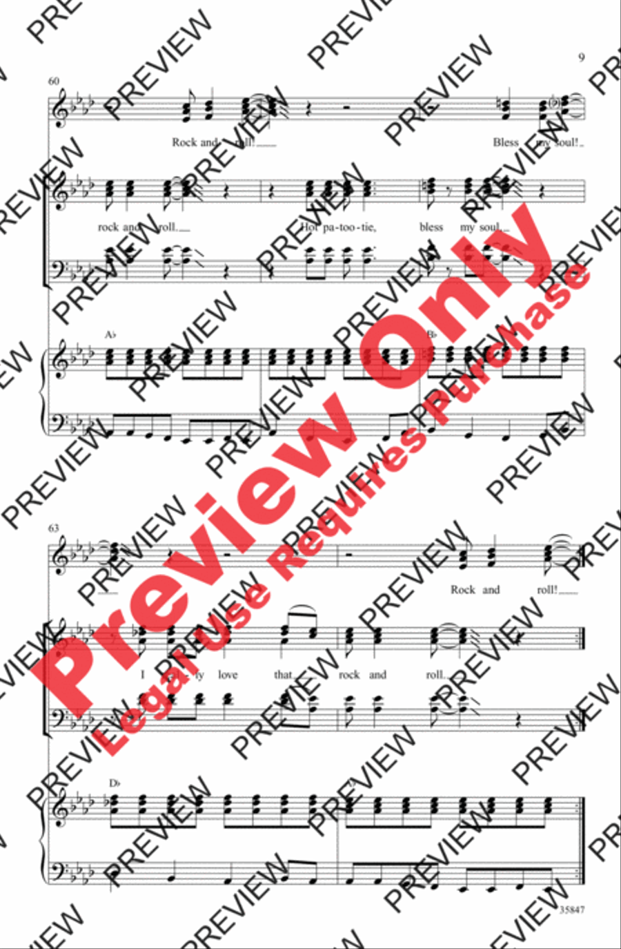 Whatever Happened to Saturday Night 4-Part scores gallery preview page 9