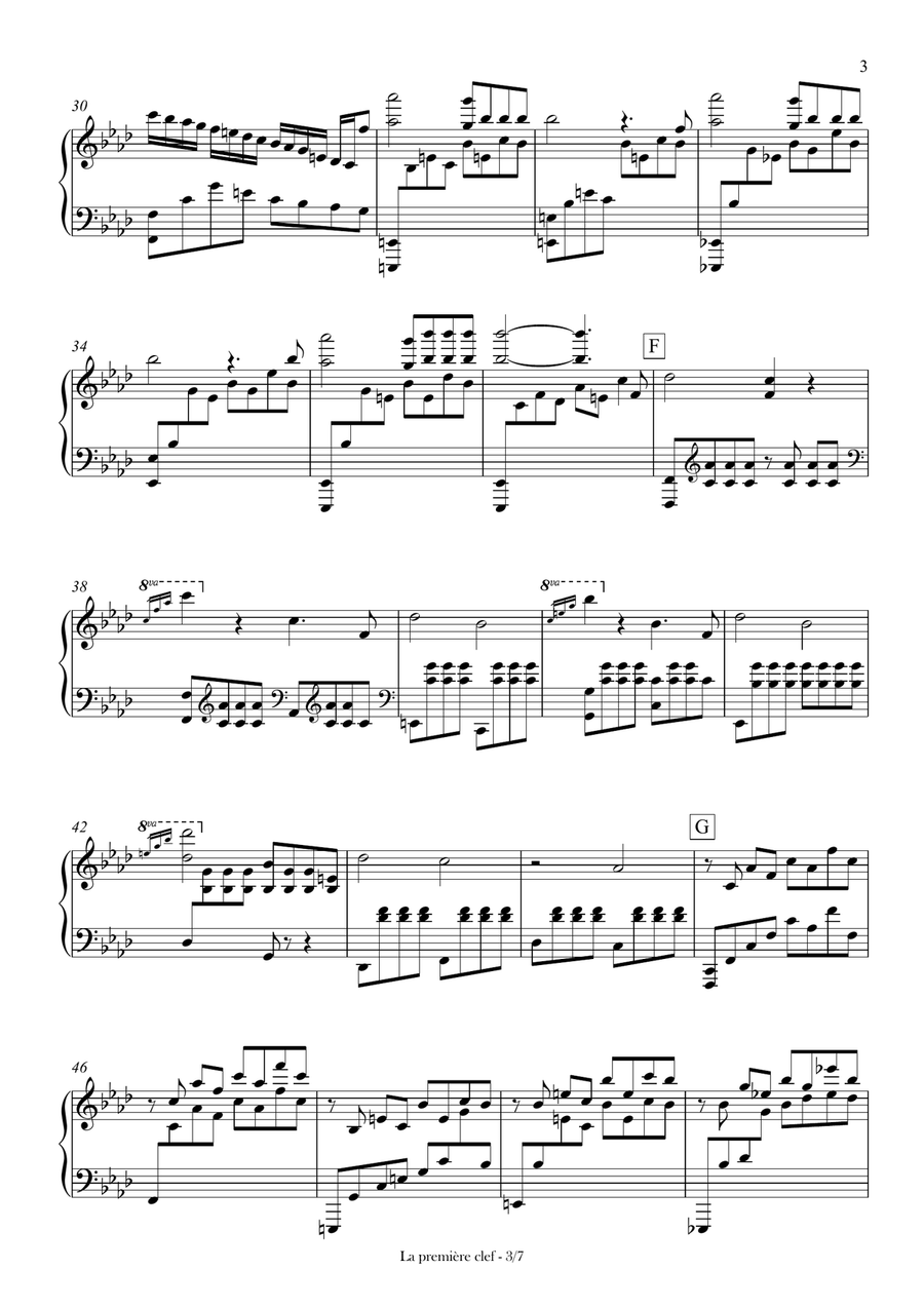 La première clef Piano Solo scores gallery preview page 3