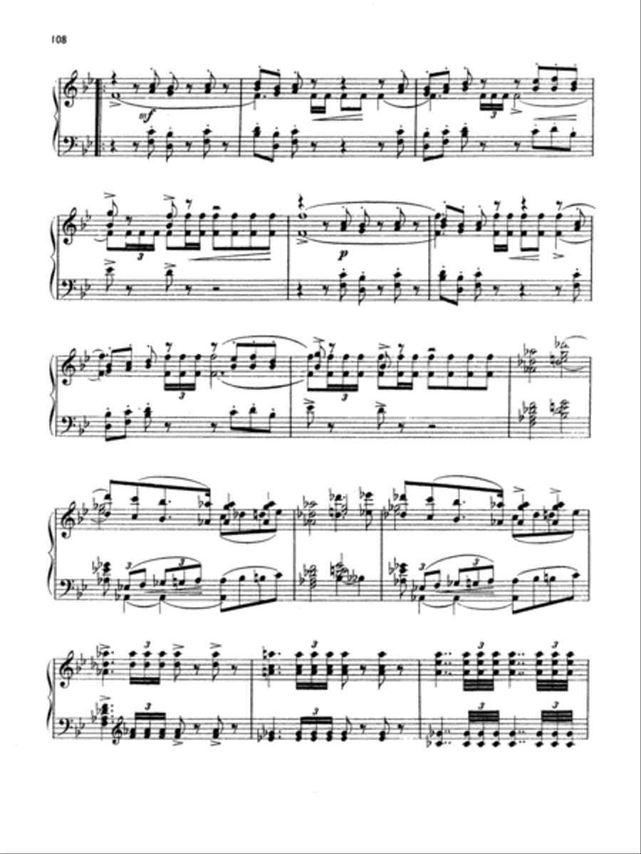 Arensky: Twenty-four Morceau Characteristiques, Op. 36 Piano Solo scores gallery preview page 2