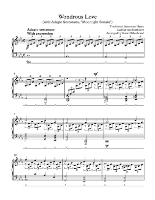Wondrous Love (with "Adagio Sostenuto" from "Moonlight Sonata")