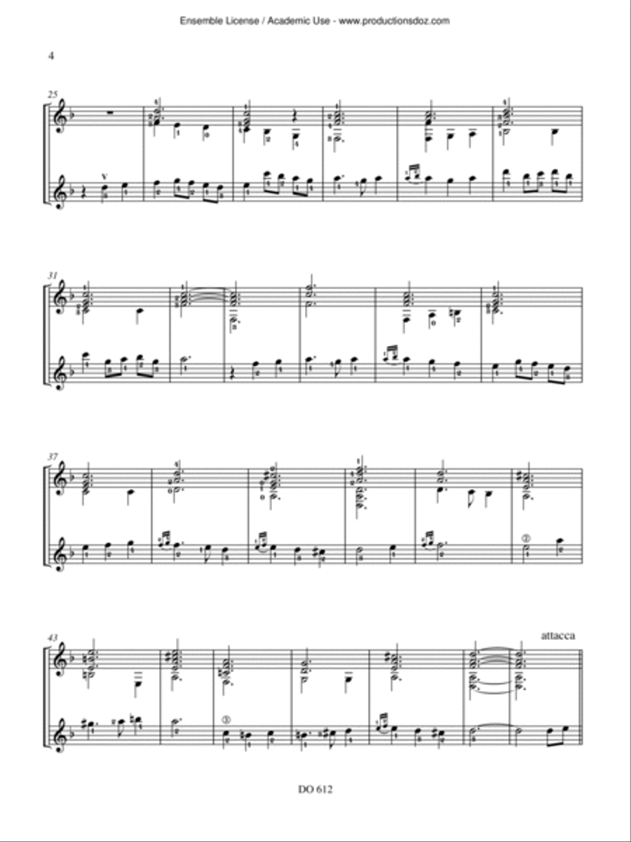 Espanoleta y Canarios Classical Guitar scores gallery preview page 4