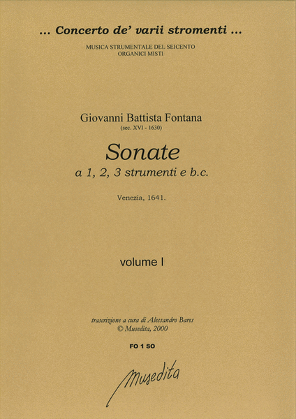 Sonate a 1, 2, 3 (Venezia, 1641)