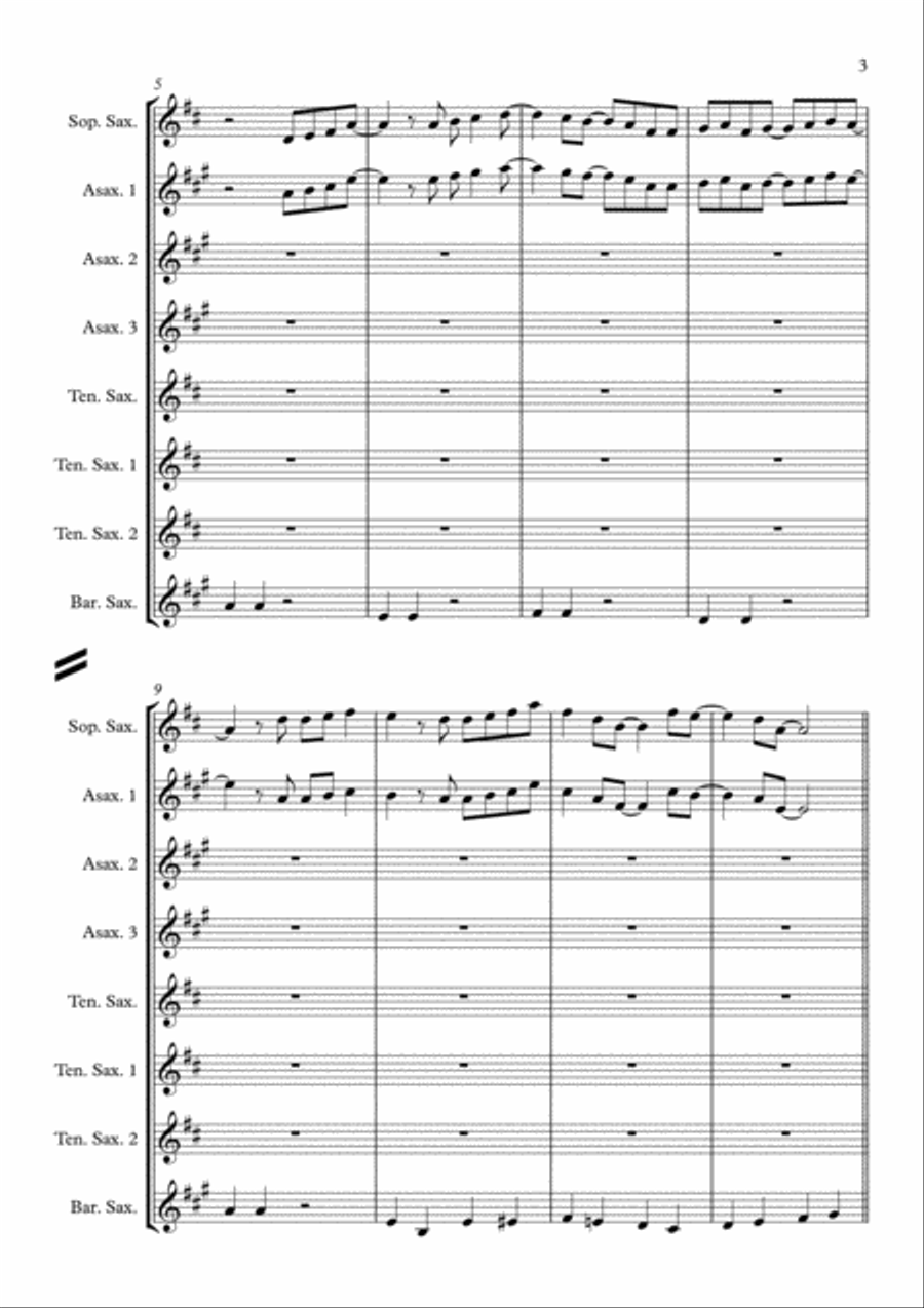 It's A Beautiful Day Woodwind Quintet scores gallery preview page 3