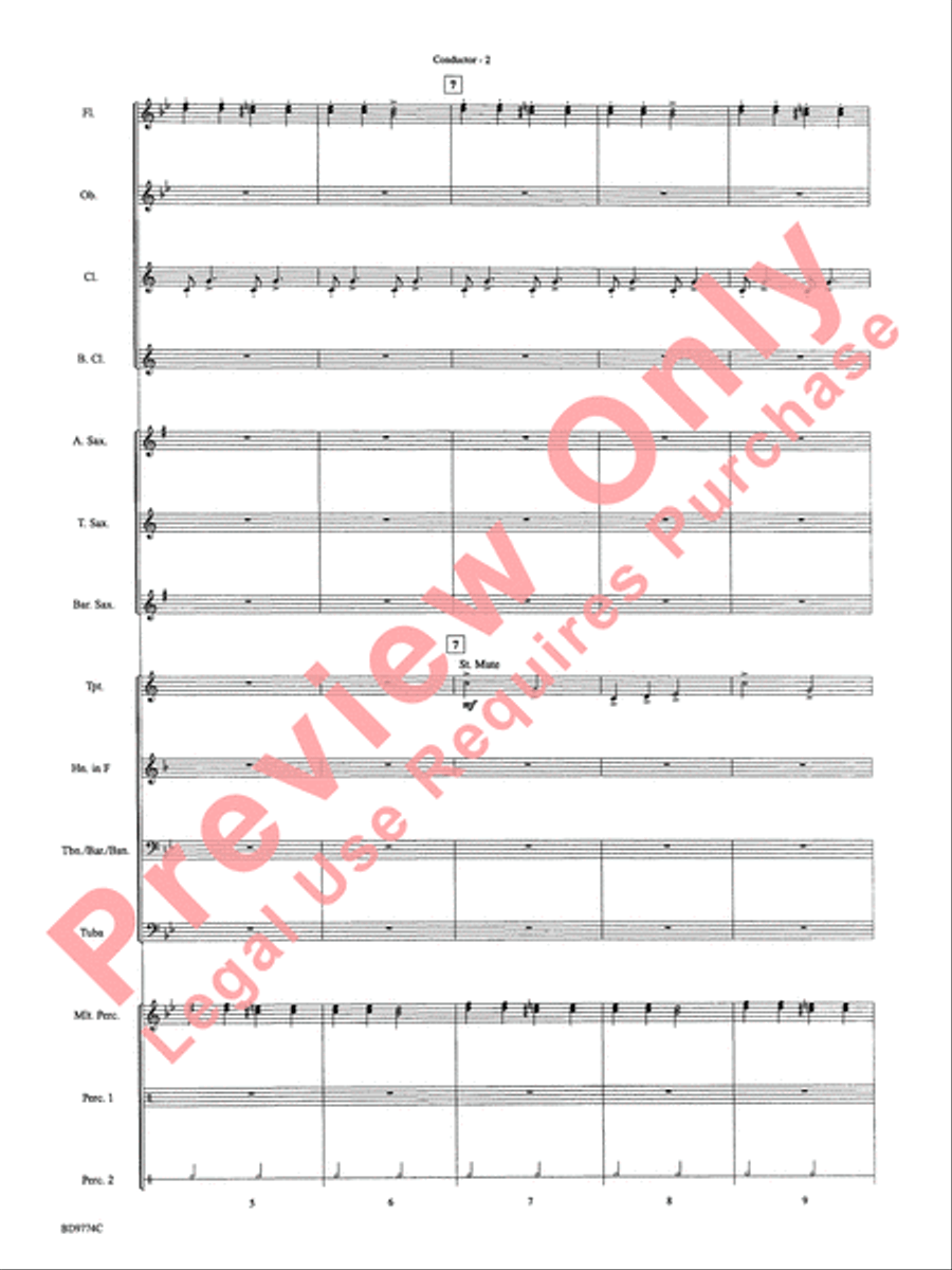 March of the Magical Toys Concert Band scores gallery preview page 5