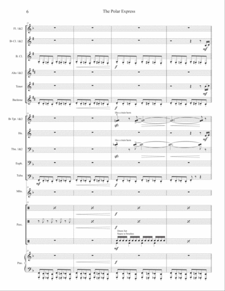 The Polar Express Bassoon scores gallery preview page 6