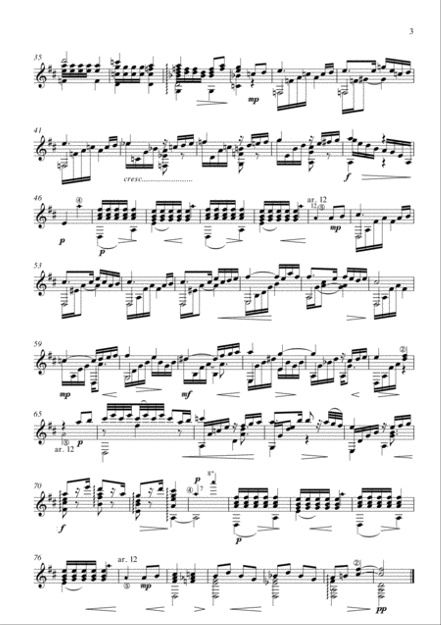 Suite de Salón Suite de Salón Classical Guitar scores gallery preview page 5