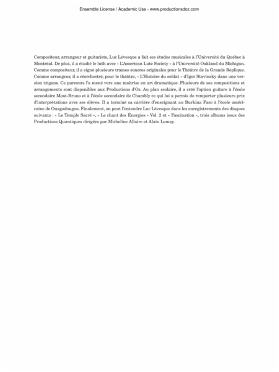 Suite Lilliputienne Suite Lilliputienne Guitar Ensemble scores gallery preview page 2