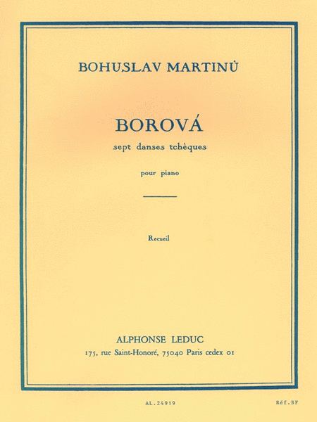 Borova H195 (piano Solo)