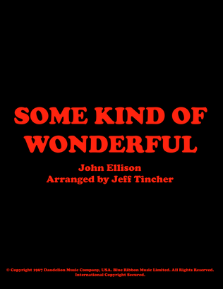Book cover for (she's) Some Kind Of Wonderful