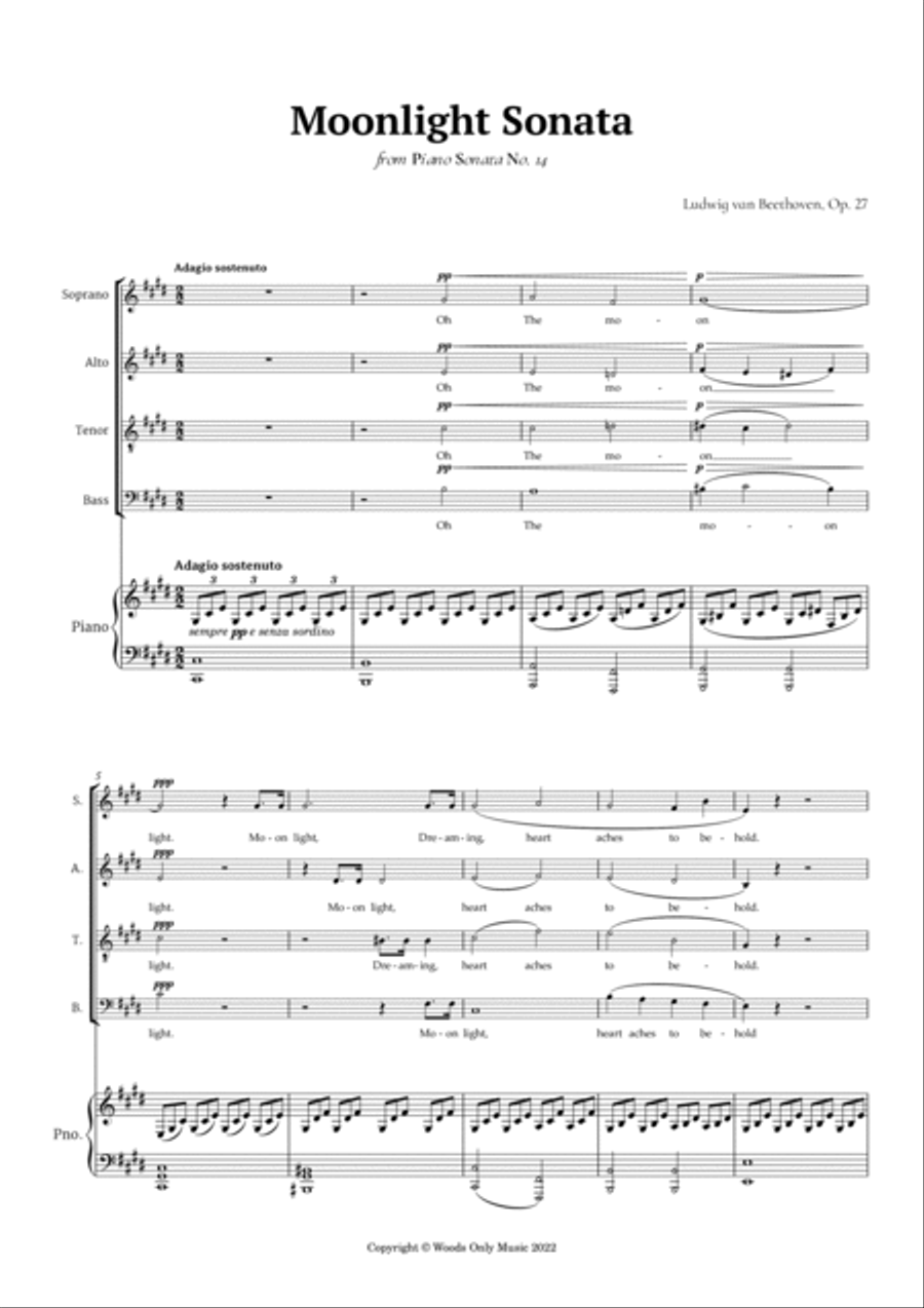 Beethoven moonlight sonata promo piano