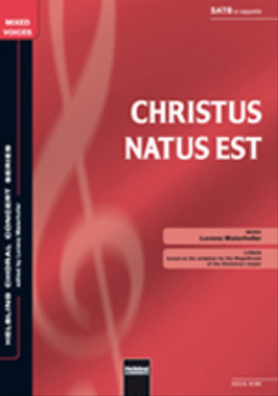 Christus natus est 4-Part scores gallery preview page 1