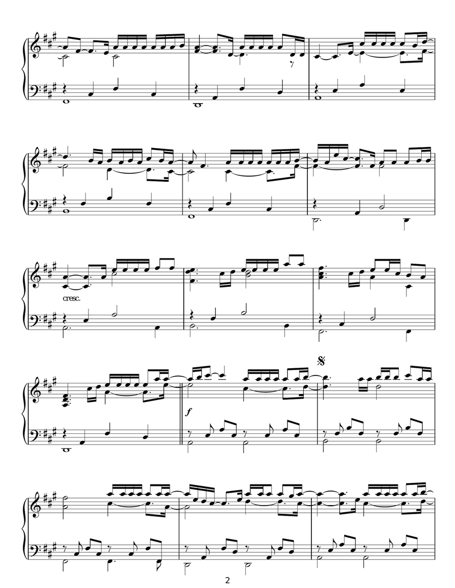 Halo Halo Piano Solo scores gallery preview page 2