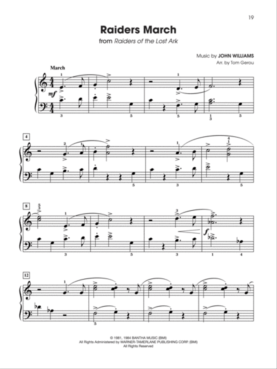 Movie Heroes for Students, Book 2 Piano Method scores gallery preview page 4