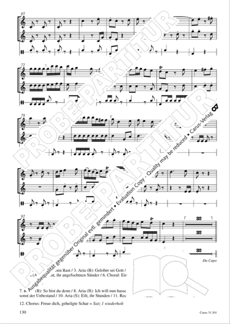 Bach for Brass 1: Cantatas I Voice scores gallery preview page 139