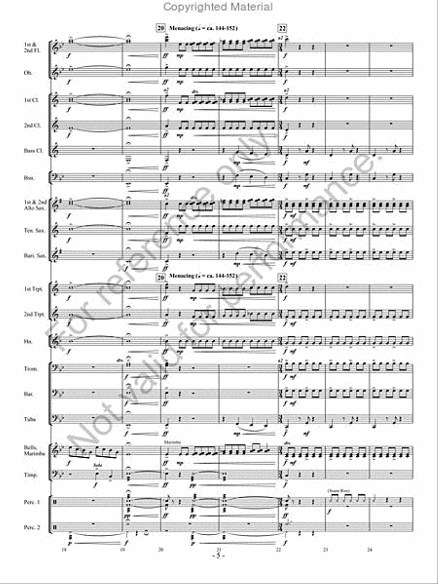 The Phantom Herd Concert Band scores gallery preview page 4