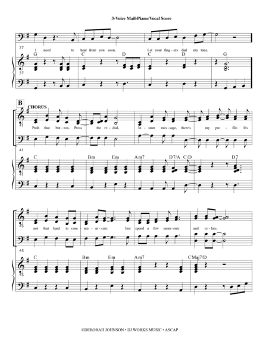 STILTZ the Musical Vocal-Piano Score Choir scores gallery preview page 6