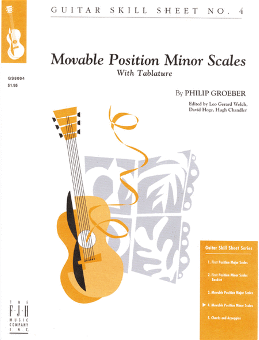No. 4, Movable Position Minor Scales Guitar scores gallery preview page 1