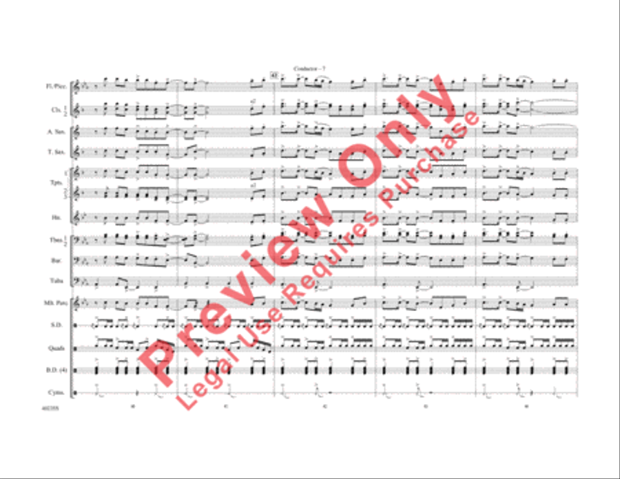 Some Nights Marching Band scores gallery preview page 8