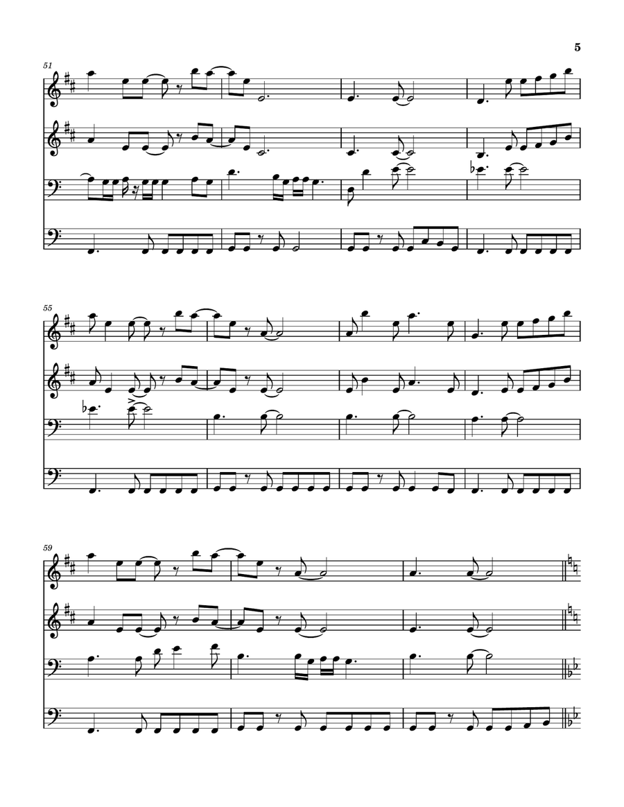 The Piper's Call Brass Quartet scores gallery preview page 6