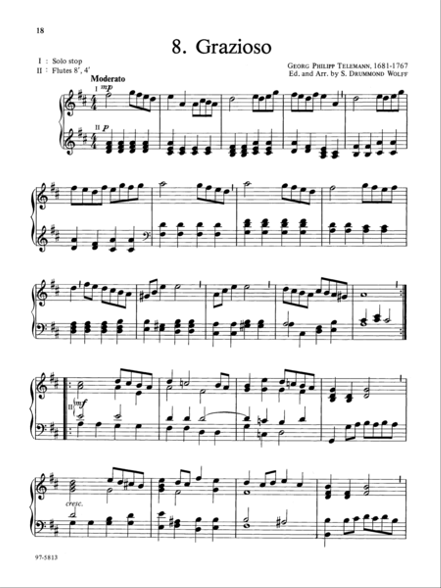 Baroque Music for Manuals, Vol. III Organ scores gallery preview page 9