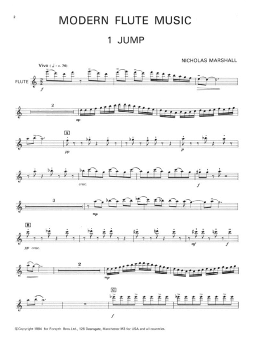 Modern Wind Series - Flute Flute Solo scores gallery preview page 2