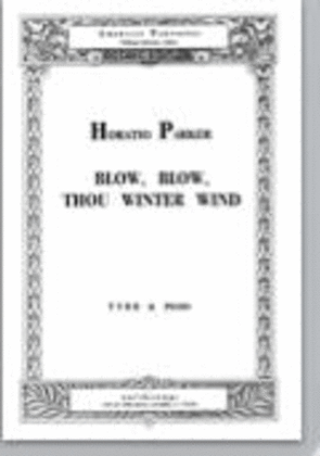 Book cover for blow, thou winter wind