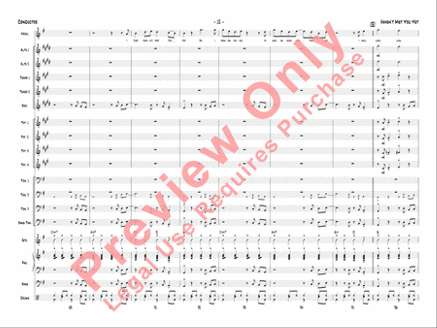 Haven't Met You Yet Haven't Met You Yet Jazz Ensemble scores gallery preview page 15