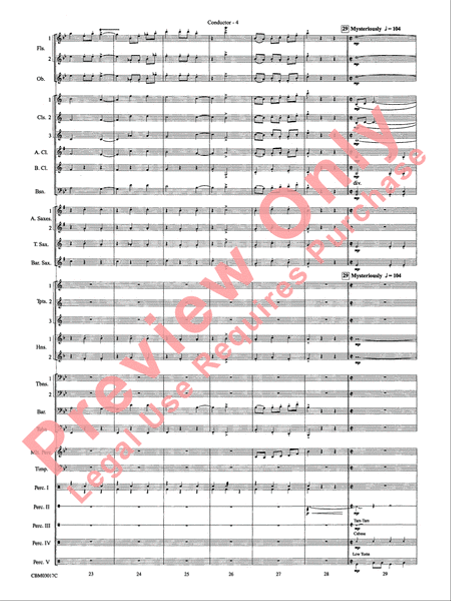 Happy Birthday Around the World Concert Band scores gallery preview page 7