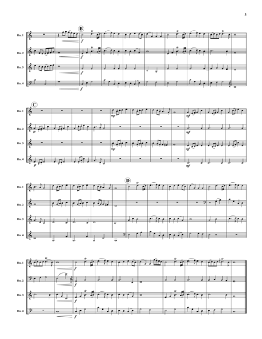 Favorite Wedding Marches Horn scores gallery preview page 3