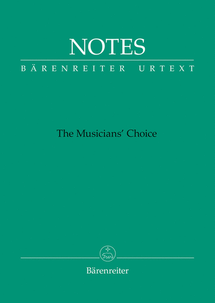 Notes (Barenreiter notebook with the green cover)